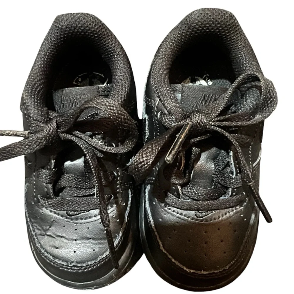 Nike Force 1 LE Baby/Toddler Shoe Sneakers‎ Size 5C Black